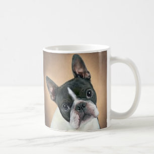 Wer ich Boston-Terrier-Tasse Kaffeetasse