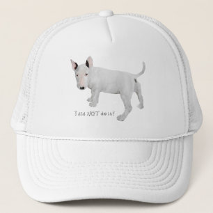 Wer, ich? Bull Terrier Welpe Truckerkappe