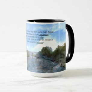 Wer ich heute bin Inspiration Tasse