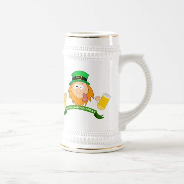 Wer Ihr Paddy Stein ist Bierglas (Rechts)