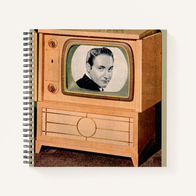 Wer im Fernsehen ist Notizbuch (Vorderseite)