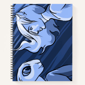 Wer ist bereit 8.5" x 11" Spiral Blank Notebook Notizbuch