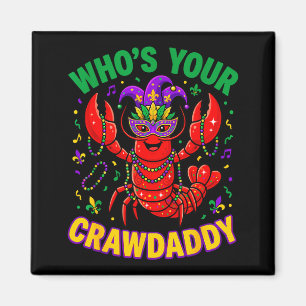 Wer ist Crawdaddy lustige Crawfish-Perlen lustiger Magnet