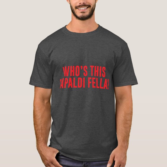 Wer-ist-das Capaldi-Typ Mädchen Mädchen T-Shirt (Vorderseite)