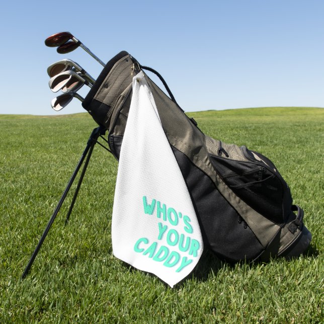 Wer ist dein Caddy-Golf-Handtuch? Golfhandtuch (Gras)