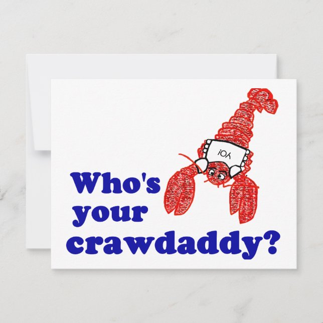 Wer ist dein Crawdaddy? (Vorderseite)