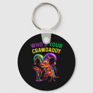 Wer ist dein Crawdaddy Crawfish Jester Perlen Lust Schlüsselanhänger