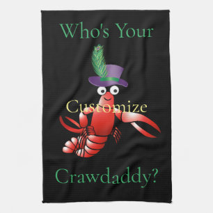 Wer ist dein Crawdaddy? Thunder_Cove Geschirrtuch
