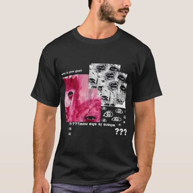 Wer ist dein Gott T-Shirt (Vorderseite)