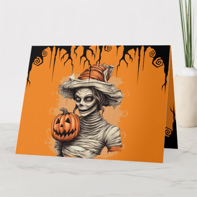 "Wer ist deine Mama?" Halloween-Party-Einladung Karte (Vorderseite)