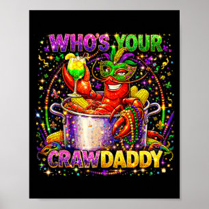 Wer ist der Crawdaddy-Crebs Louisiana Mardi Gras 2 Poster