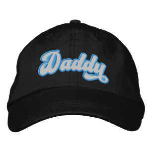 Wer ist der Daddy Bestickte Baseballkappe