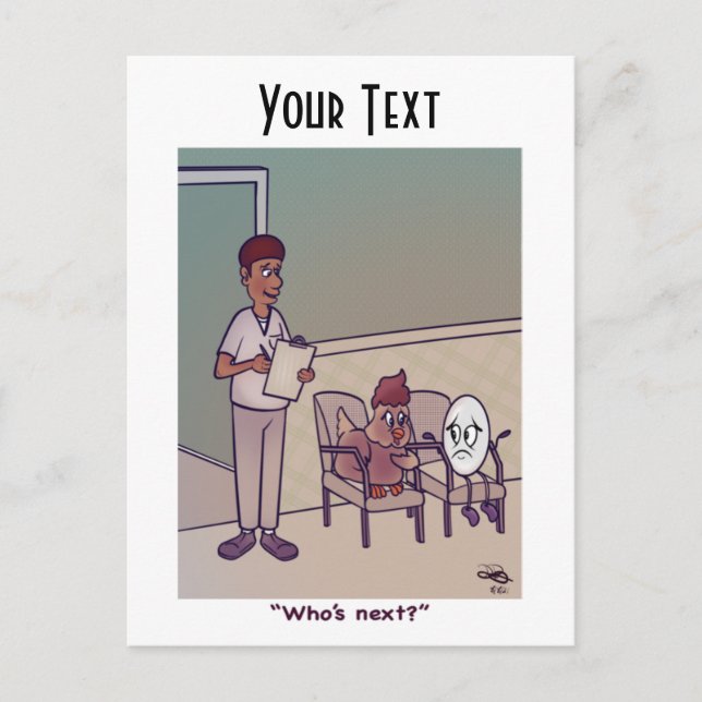 Wer ist die nächste Postkarte? Postkarte (Vorderseite)