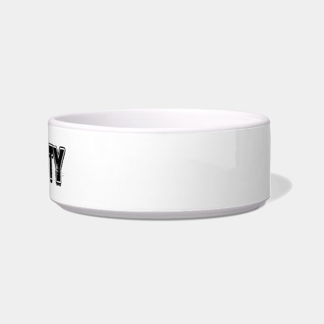 Wer ist durstig? Haustier-Wasser-Schüssel Napf (Rechts)