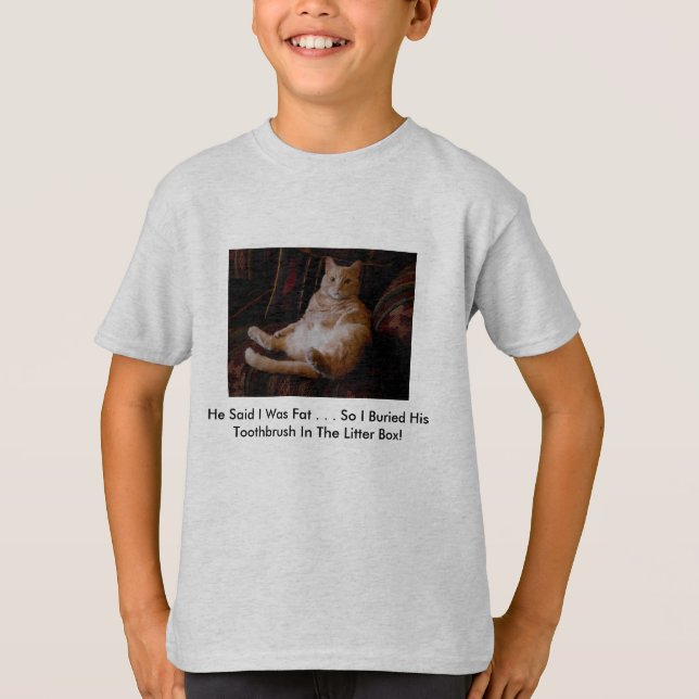 Wer ist Fett? T-Shirt (Vorderseite)