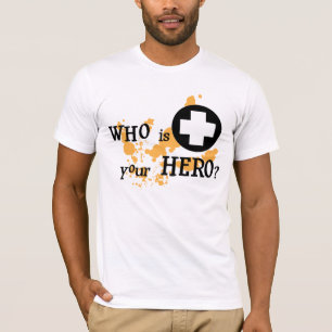 Wer ist Ihr Held? T-Shirt