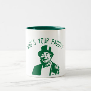 Wer ist Ihr Paddy-Tag am St. Patrick? Zweifarbige Tasse