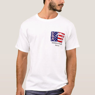 Wer ist Ihr Team? - Baseball-Rollen-Hockey-T - T-Shirt