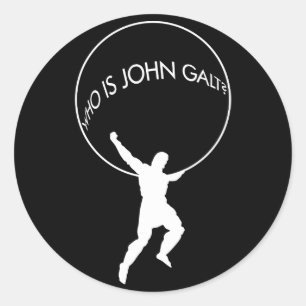 Wer ist John Galt? Aufkleber