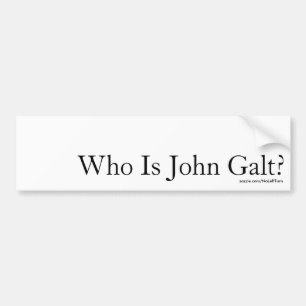 Wer ist John Galt?Autoaufkleber Autoaufkleber