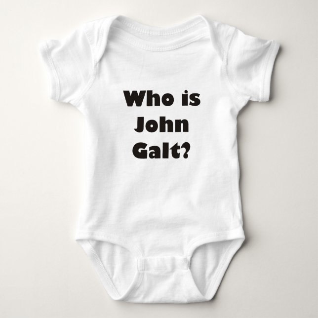 Wer ist John Galt? Baby Strampler (Vorderseite)