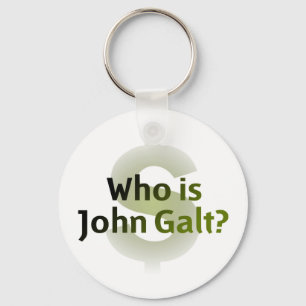 Wer ist John Galt? Geld-Symbol Schlüsselanhänger