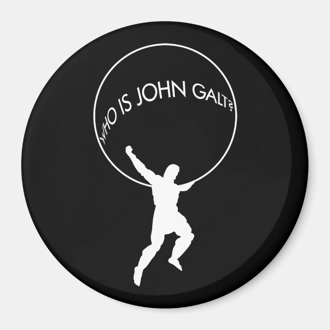 Wer ist John Galt? Magnet (Vorne)
