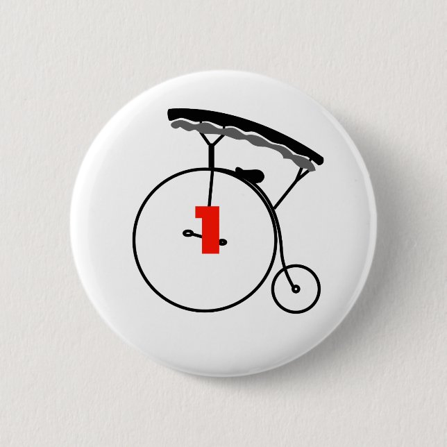Wer ist Nr. 1? Button (Vorderseite)