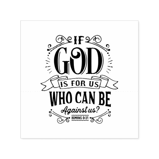 Wer kann gegen uns sein? permastempel (Design)