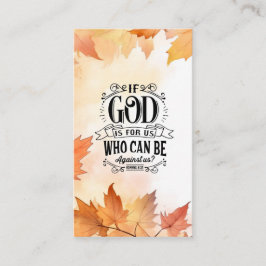 Wer kann gegen uns sein? visitenkarte