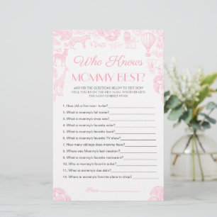 Wer kennt die beste Baby Shower Game Card?