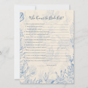 Wer kennt die Bride Game Card? Einladung