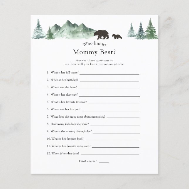 Wer kennt Mommy Best? (Vorderseite)