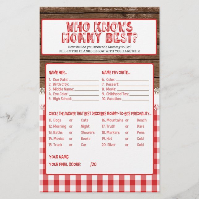 Wer kennt Mommy Best - Red Baby Q? (Vorderseite)