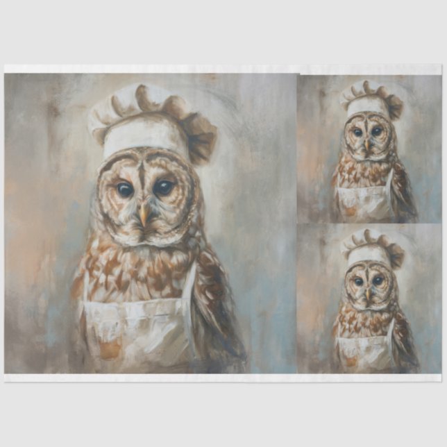 Wer kocht für Sie mit X3 Decoupage Seidenpapier (Vorderseite)