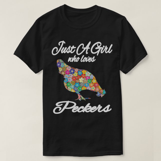 Wer Lieben Peckers Funny Chicken T-Shirt (Design vorne)