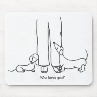Wer Lieben Sie? Mousepad