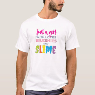 Wer liebt Squishies und Slime DIY-Handwerk Liebhab T-Shirt