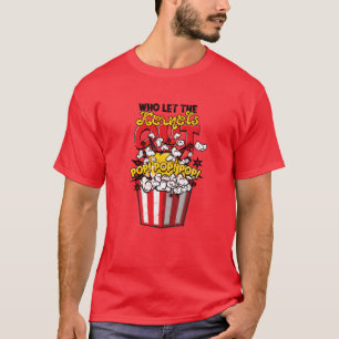 Wer ließ die Kerne heraus Pop Pop Pop humorvoll T-Shirt