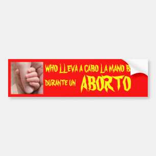 WER LLEVA A CABO LA MANO BABYS AUTOAUFKLEBER