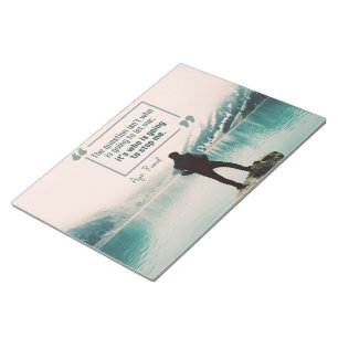 Wer mich stoppen wird notizblock