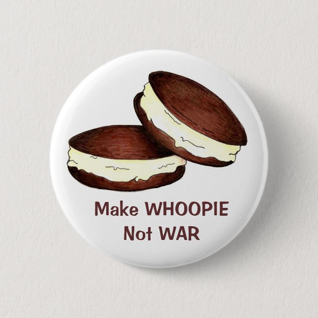 Wer nicht den Krieg macht, der die Liebe des Fried Button (Vorderseite)