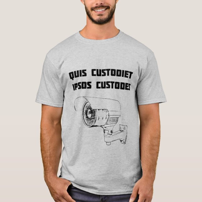 Wer passt die Beobachter auf? T-Shirt (Vorderseite)