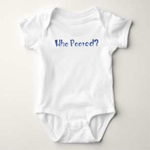 Wer Pooted? Baby Strampler