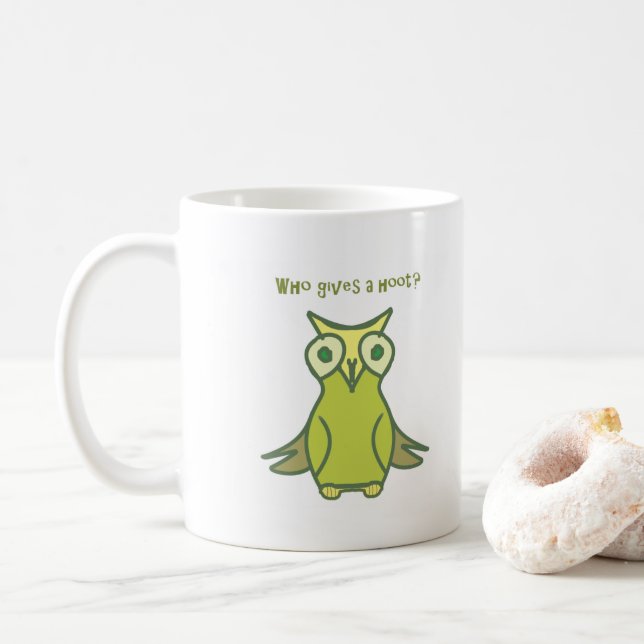 Wer scheut sich? Mug Kaffeetasse (Mit Donut)