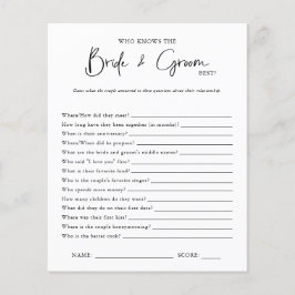 Wer sie am besten kennt | Brautparty Game