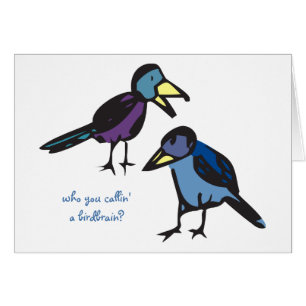 wer Sie callin ein Birdbrain?