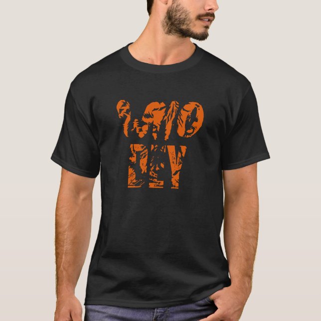 Wer sie - Cincinnati Football-Fan schwarz T-Shirt (Vorderseite)