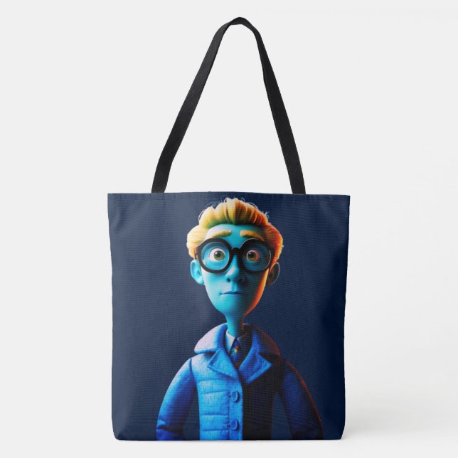 Wer sieht dich Tote Bag an? Tasche (Vorderseite)