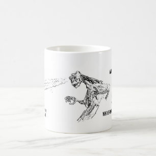 "Wer sprach?" Tasse